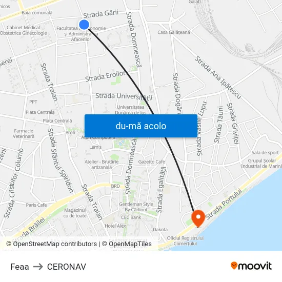 Harta de Feaa către CERONAV