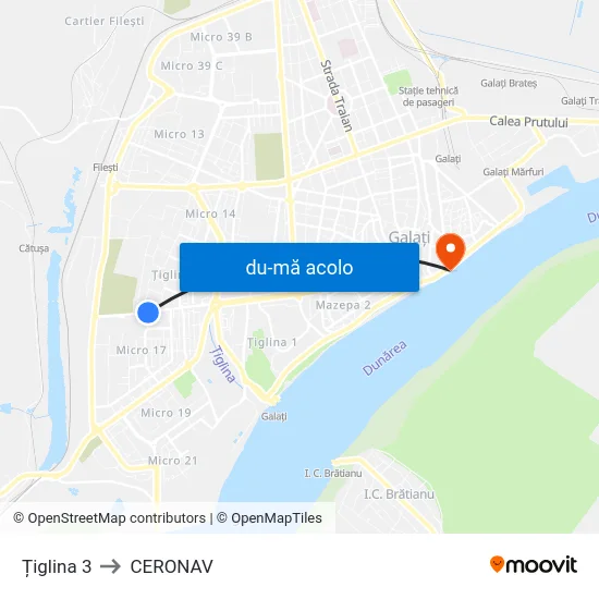 Harta de Țiglina 3 către CERONAV