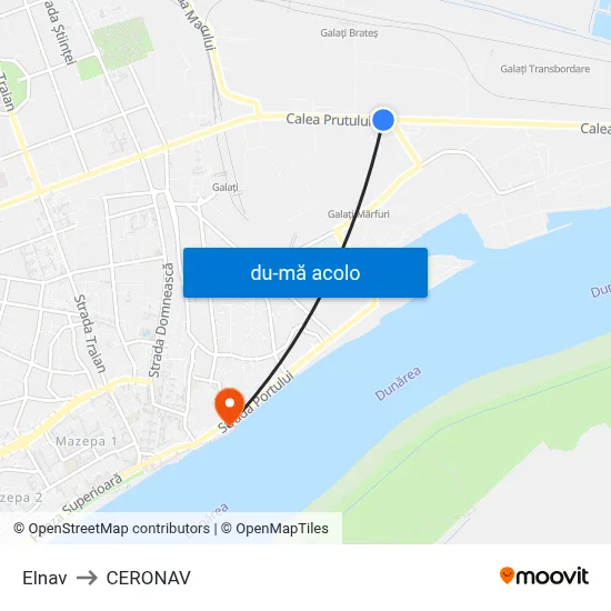 Harta de Elnav către CERONAV