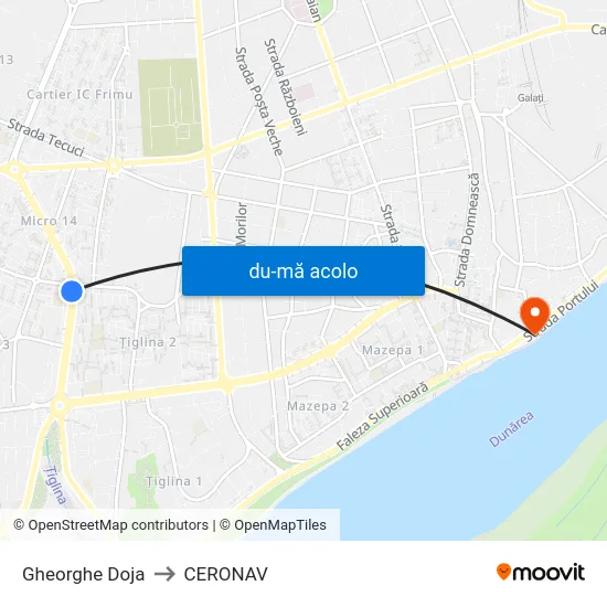 Harta de Gheorghe Doja către CERONAV