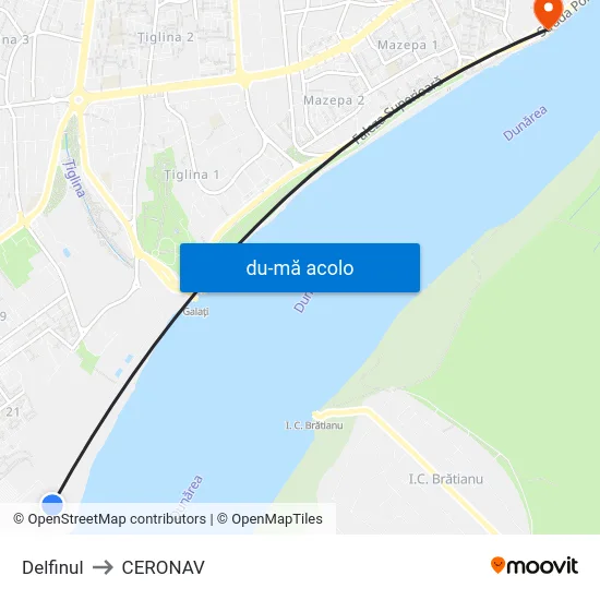 Harta de Delfinul către CERONAV