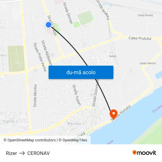 Harta de Rizer către CERONAV