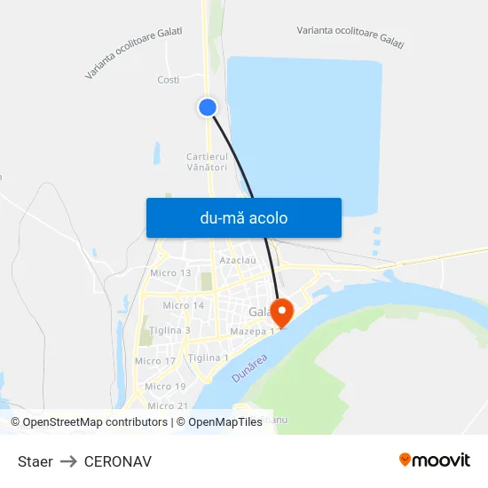 Harta de Staer către CERONAV