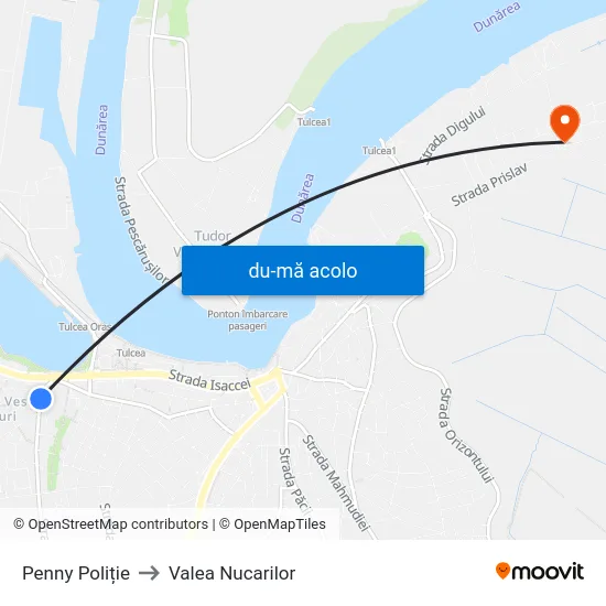 Harta de Penny Poliție către Valea Nucarilor