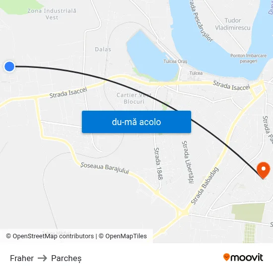 Harta de Fraher către Parcheș