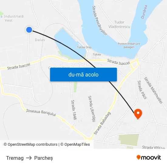 Harta de Tremag către Parcheș