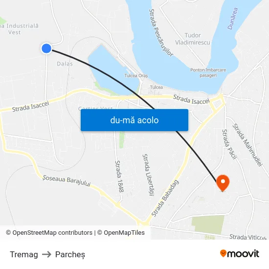 Harta de Tremag către Parcheș