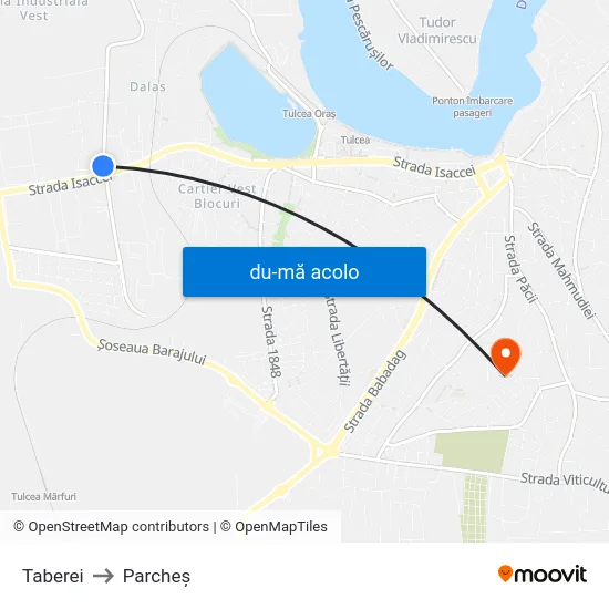 Harta de Taberei către Parcheș