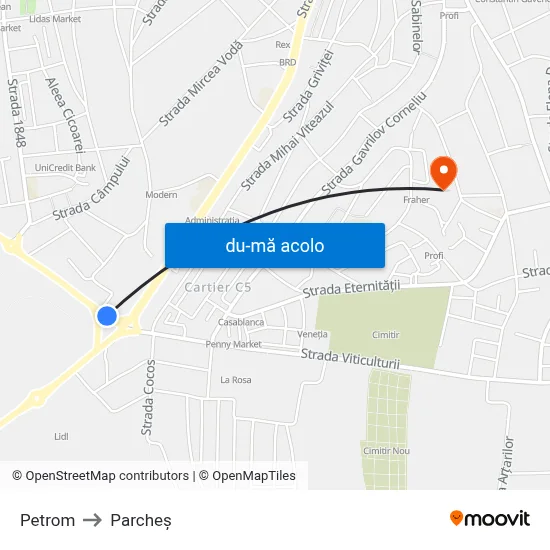 Harta de Petrom către Parcheș
