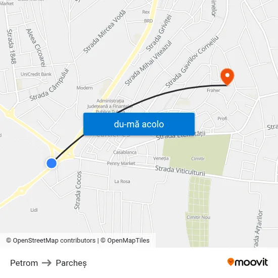 Harta de Petrom către Parcheș