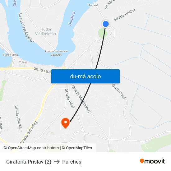 Harta de Giratoriu Prislav (2) către Parcheș