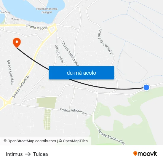 Harta de Intimus către Tulcea