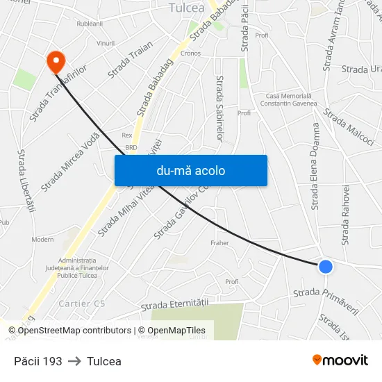 Harta de Păcii 193 către Tulcea