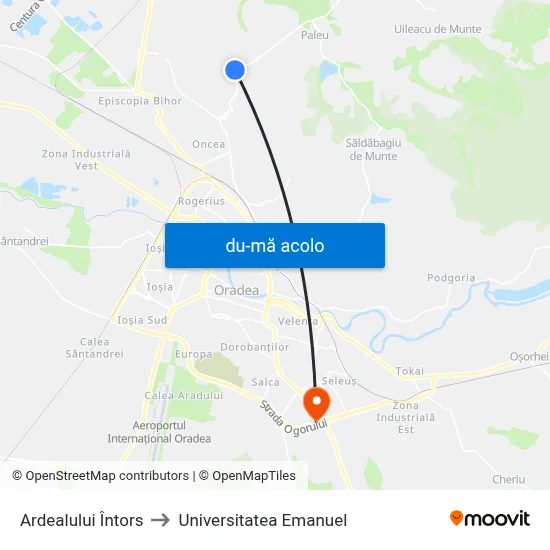 Harta de Ardealului Întors către Universitatea Emanuel