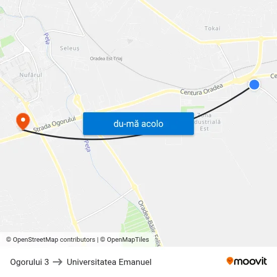 Harta de Ogorului 3 către Universitatea Emanuel
