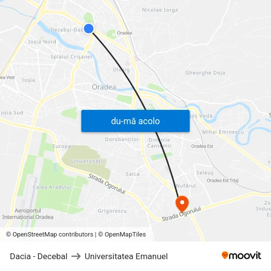 Harta de Dacia - Decebal către Universitatea Emanuel