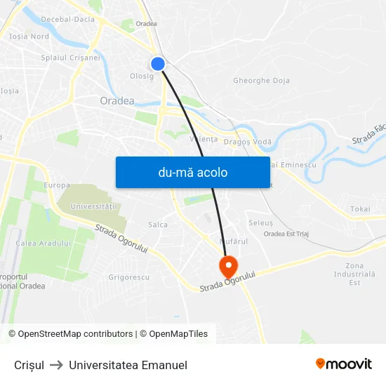 Harta de Crișul către Universitatea Emanuel