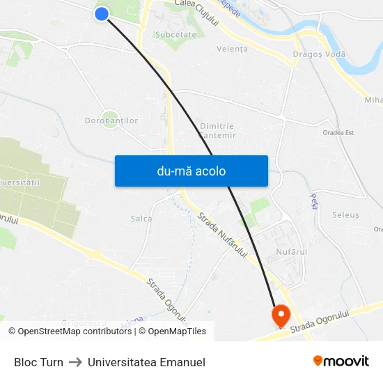 Harta de Bloc Turn către Universitatea Emanuel