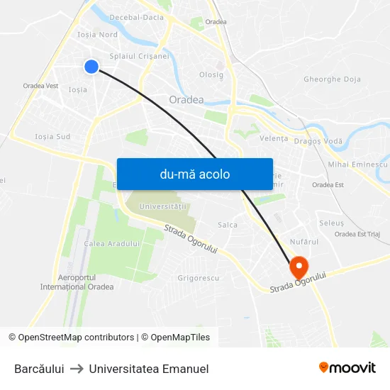 Harta de Barcăului către Universitatea Emanuel