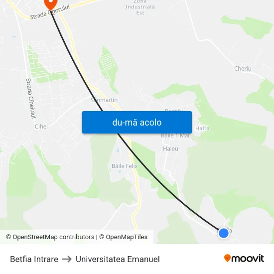 Harta de Betfia | Intrare către Universitatea Emanuel