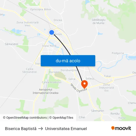 Harta de Biserica Baptistă către Universitatea Emanuel