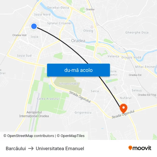 Harta de Barcăului către Universitatea Emanuel