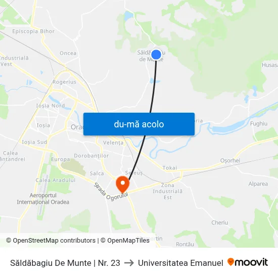 Harta de Săldăbagiu De Munte | Nr. 23 către Universitatea Emanuel