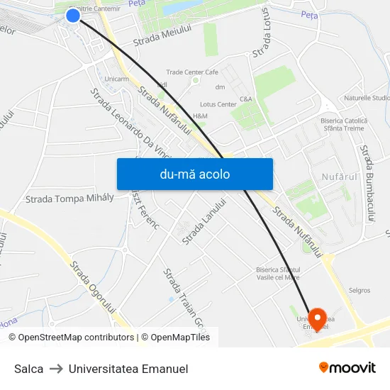 Harta de Salca către Universitatea Emanuel