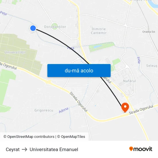 Harta de Ceyrat către Universitatea Emanuel