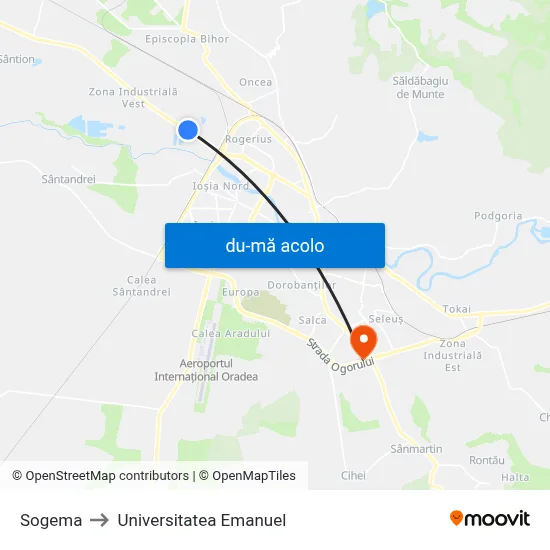 Harta de Sogema către Universitatea Emanuel