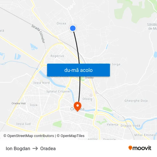 Harta de Ion Bogdan către Oradea