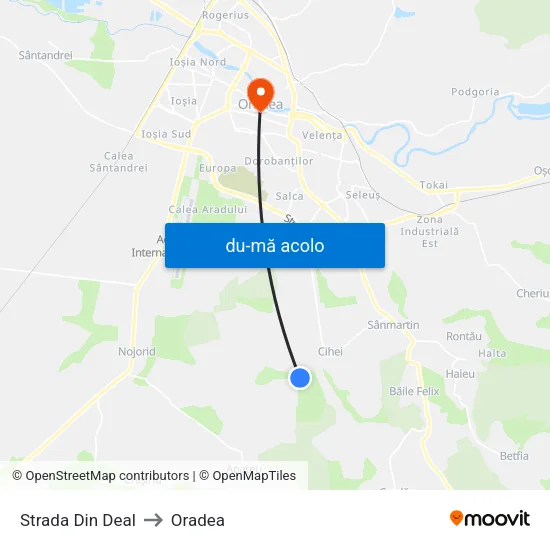 Harta de Cihei | Strada Din Deal către Oradea