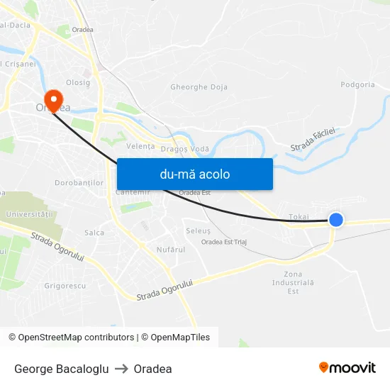 Harta de George Bacaloglu către Oradea