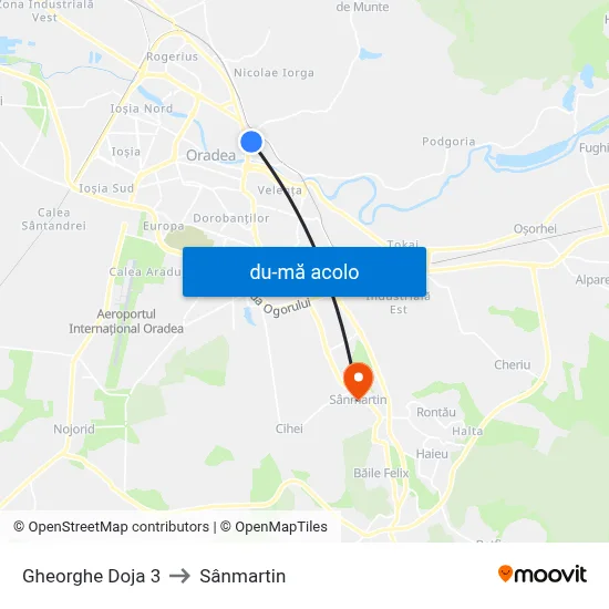 Harta de Gheorghe Doja 3 către Sânmartin