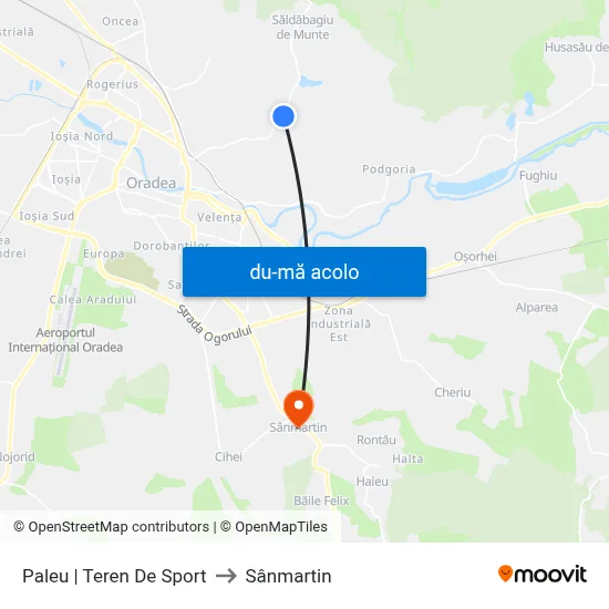 Harta de Paleu | Teren De Sport către Sânmartin