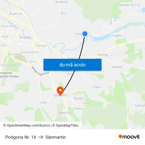 Harta de Podgoria Nr. 16 către Sânmartin