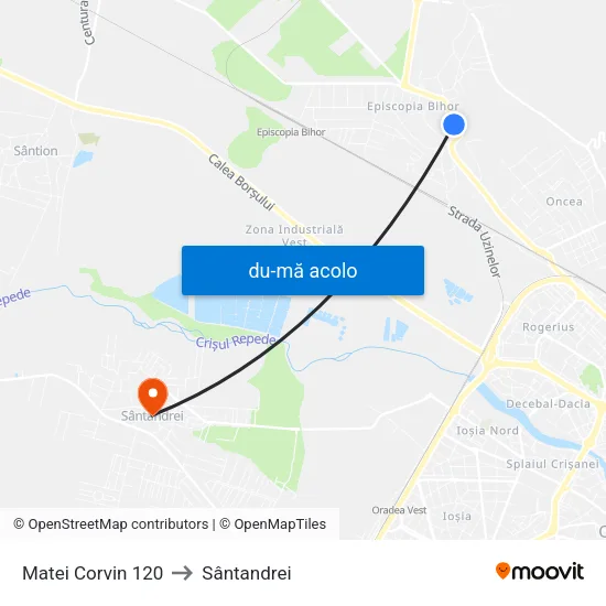 Harta de Matei Corvin 120 către Sântandrei