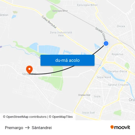 Harta de Premargo către Sântandrei