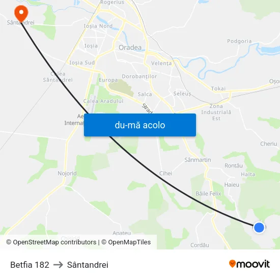 Harta de Betfia | Nr. 182 către Sântandrei