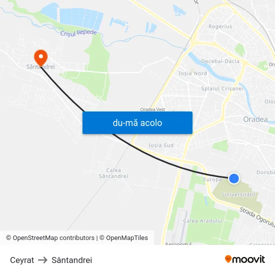 Harta de Ceyrat către Sântandrei