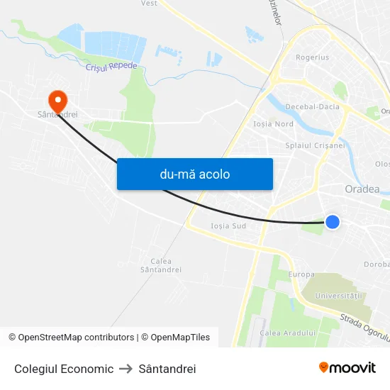 Harta de Colegiul Economic către Sântandrei
