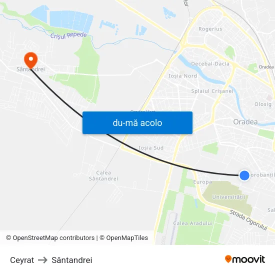 Harta de Ceyrat către Sântandrei