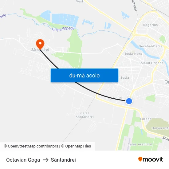 Harta de Octavian Goga către Sântandrei