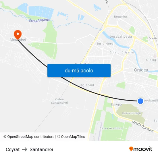 Harta de Ceyrat către Sântandrei