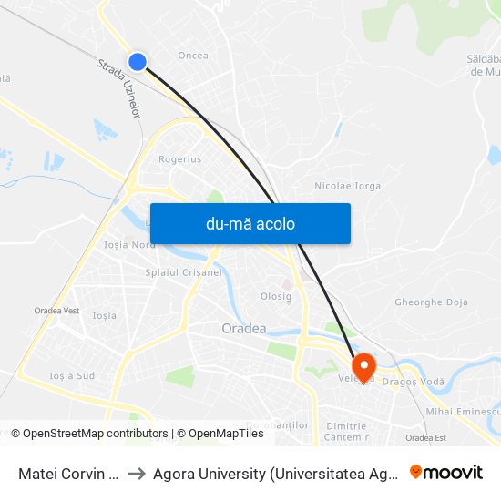 Harta de Matei Corvin 15 către Agora University (Universitatea Agora)