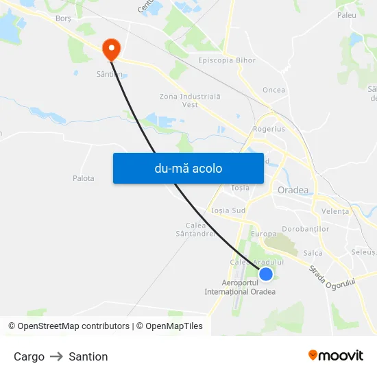 Harta de Cargo către Santion