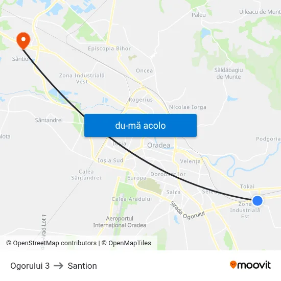 Harta de Ogorului 3 către Santion