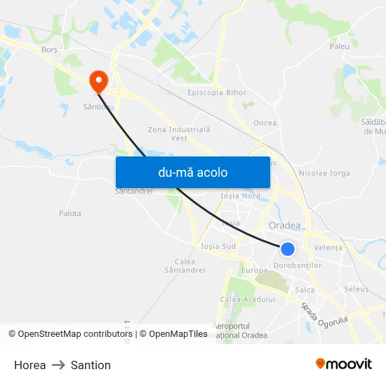 Harta de Horea către Santion