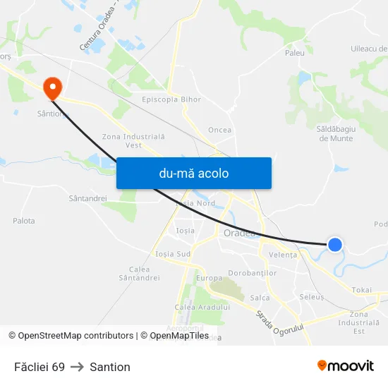 Harta de Făcliei 69 către Santion