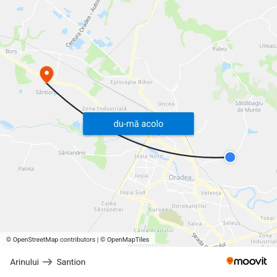 Harta de Arinului către Santion